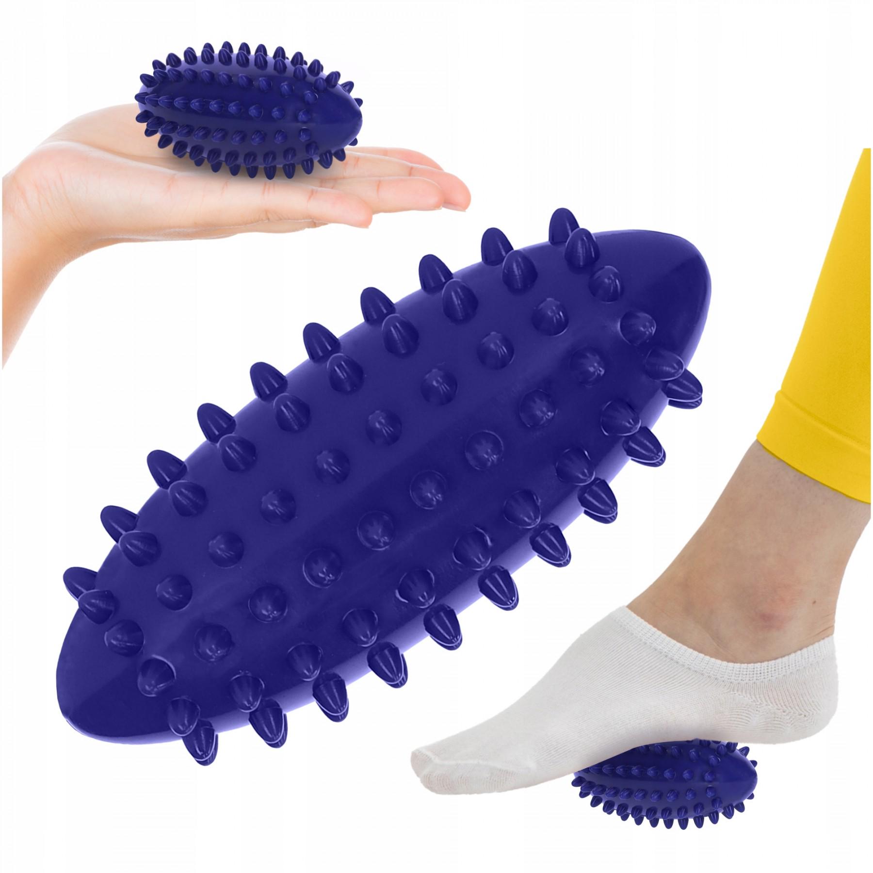 Массажный мяч огурец 4fizjo 4FJ0652 Spike Bean 11,5x5 см Blue (51993) - фото 8