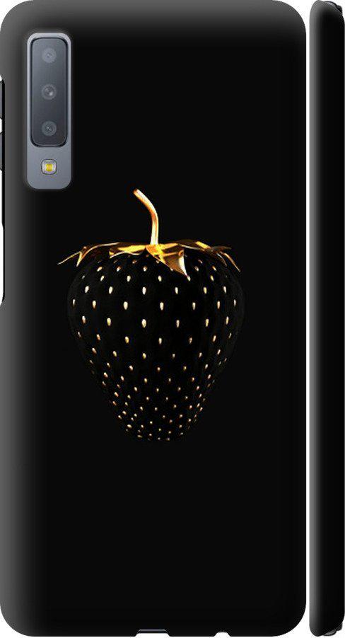 Чехол на Samsung Galaxy A7 (2018) A750F Черная клубника (3585m-1582-42517)