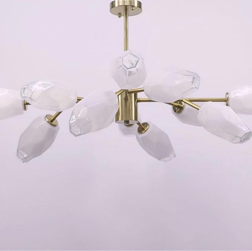 Люстра на 12 плафонів геометричної форми Ø 110 см (H 827/12) - фото 3 Люстра на 12 плафонів геометричної форми Ø 110 см (H 827/12) - фото 3