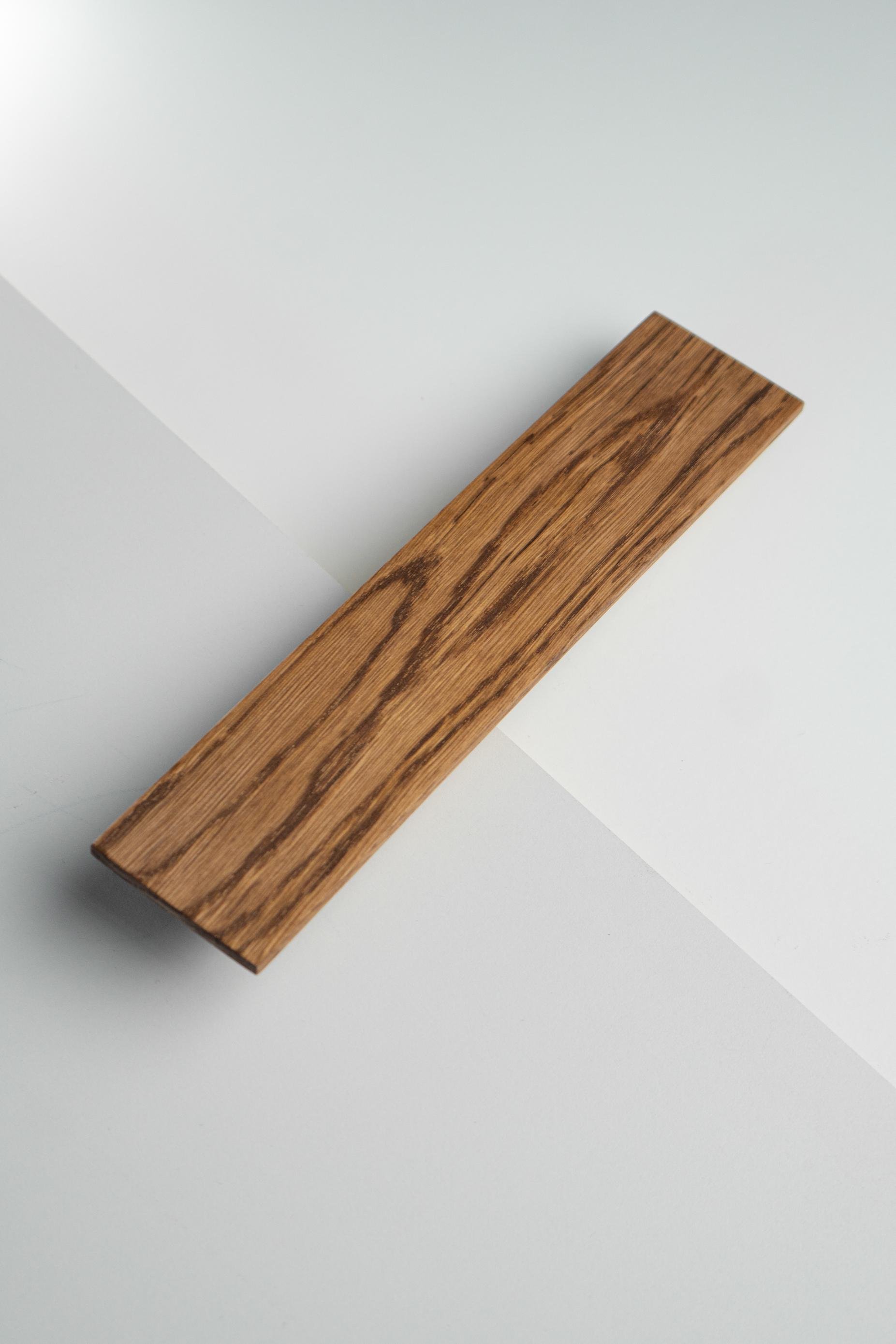 Меблева ручка із дерева Plato 450x55 мм Brown - фото 2