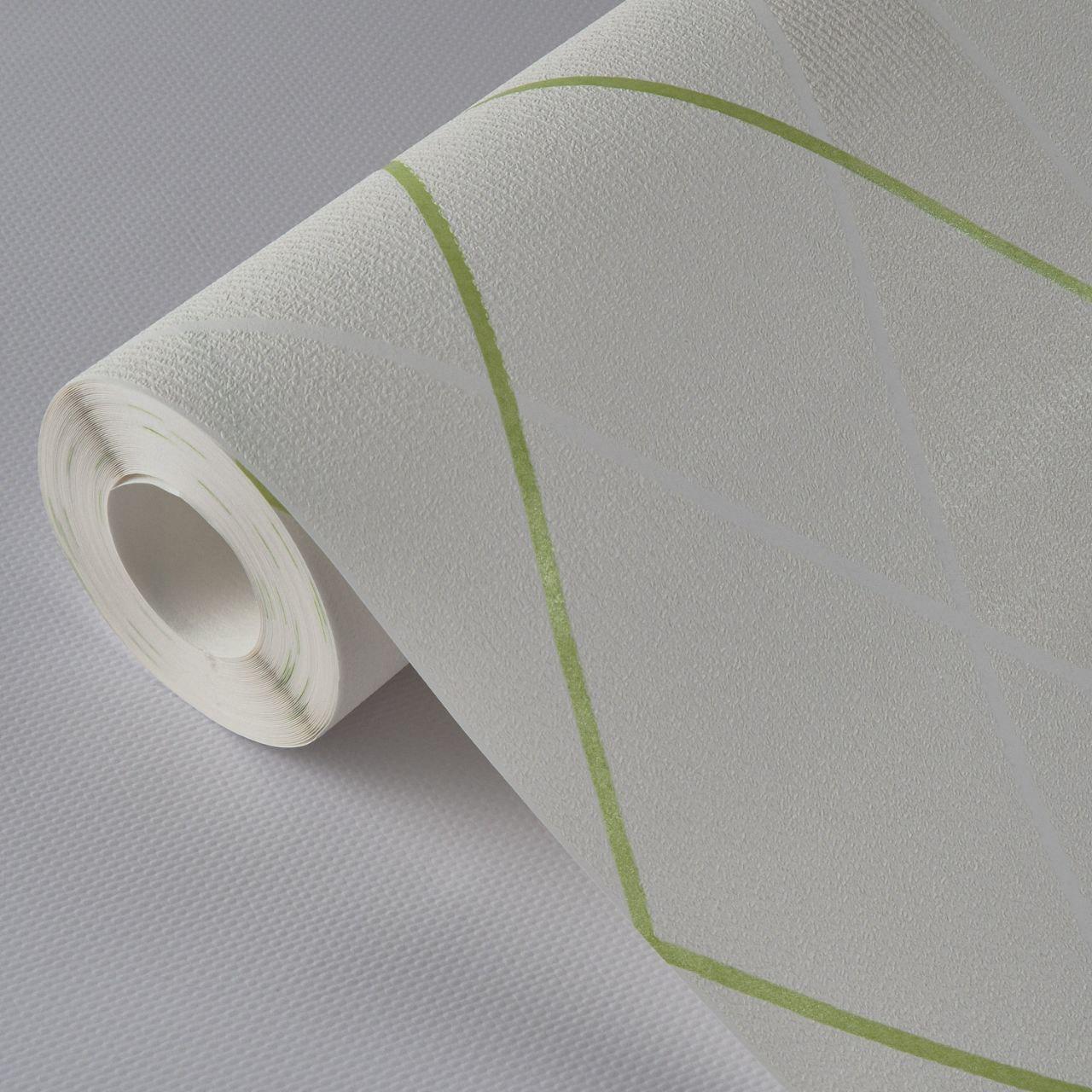 Шпалери вінілові на флізеліні для спальні/дитячої/вітальні Marburg 81972 з смугами 0,53х10,05 м Молочно-бежевий/Салатовий (2785922802) - фото 5 Шпалери вінілові на флізеліні для спальні/дитячої/вітальні Marburg 81972 з смугами 0,53х10,05 м Молочно-бежевий/Салатовий (2785922802) - фото 5