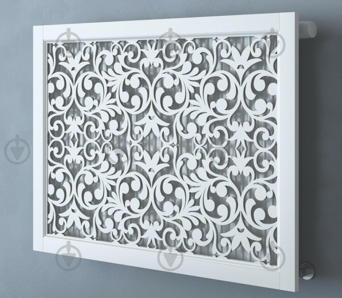 Экран-решетка декоративная на батарею отопления R56-F110 Белый (26059391)