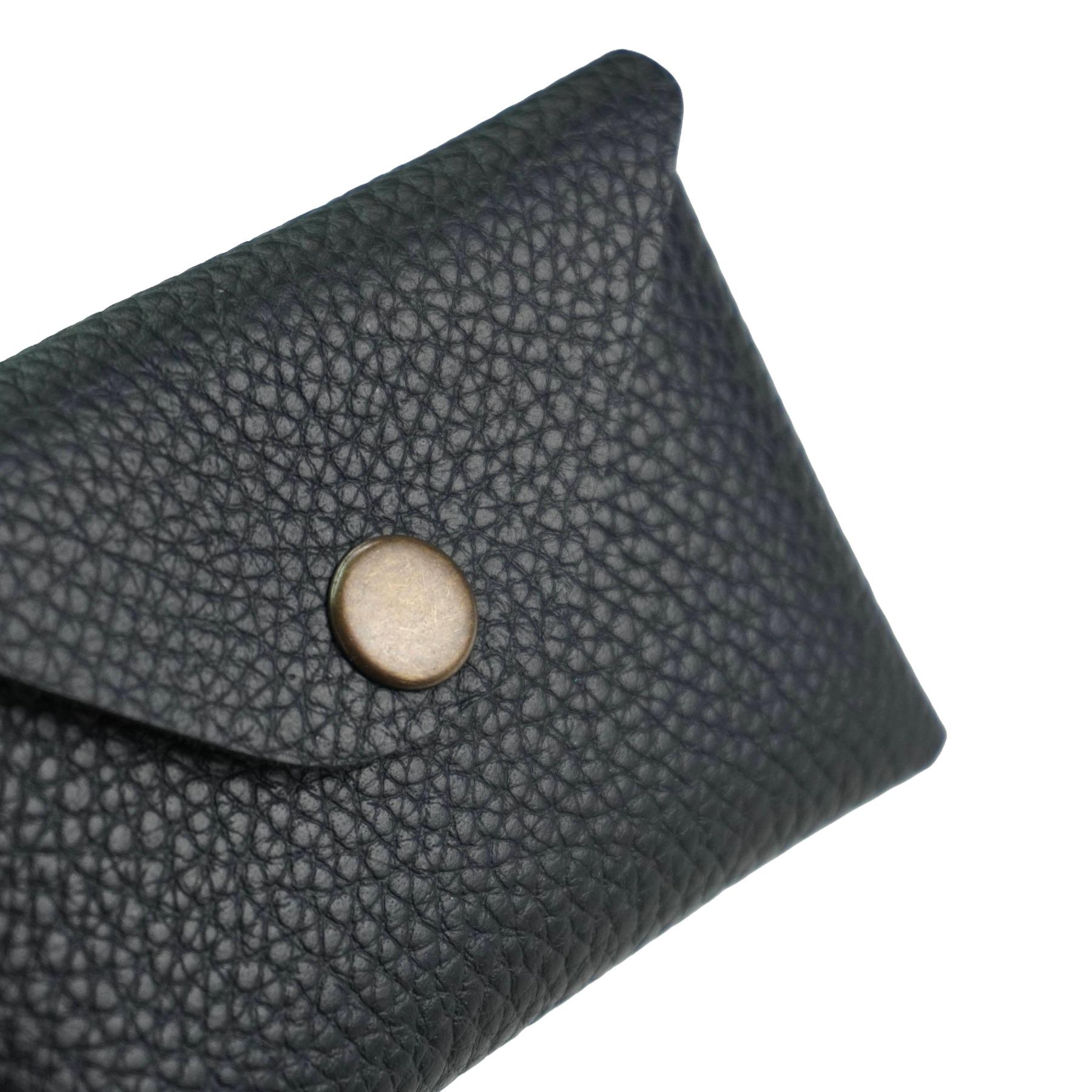 Гаманець шкіряний Флотар Mini-01 Чорний - фото 3 Гаманець шкіряний Флотар Mini-01 Чорний - фото 3