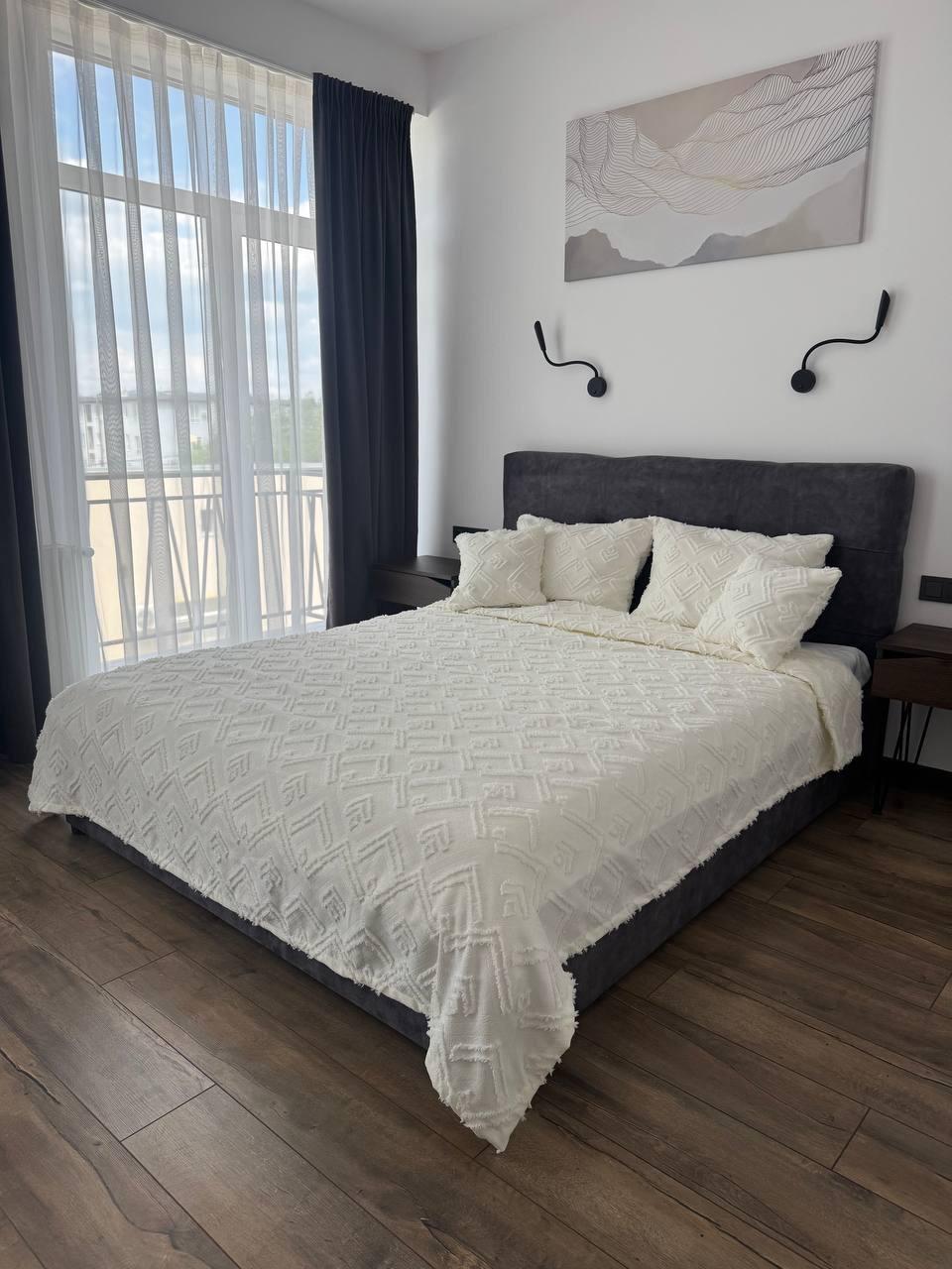 Покрывало Бьорк 140x250 см Молочный (23743-2-140х250cm)