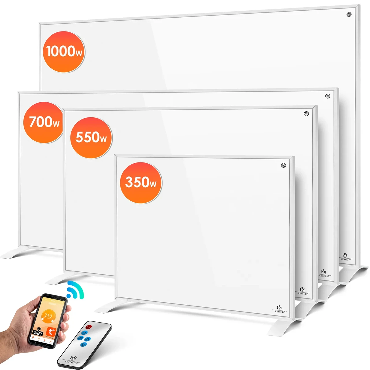 Инфракрасный обогреватель электрический KESSER 2в1 (KE-17798un) - фото 4 Инфракрасный обогреватель электрический KESSER 2в1 (KE-17798un) - фото 4