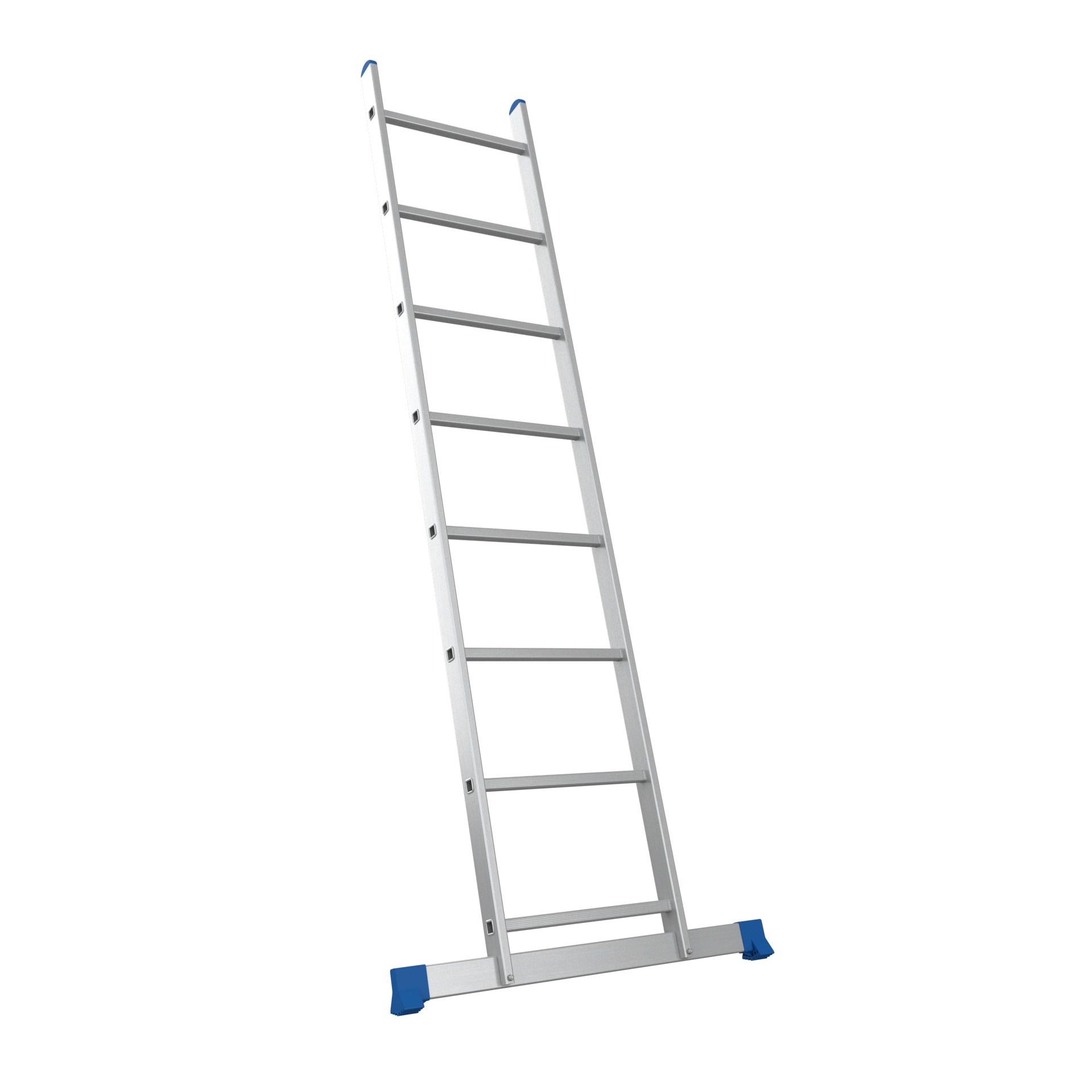 Лестница Меткас 1H602008 алюминиевая односекционная приставная 1х8 2,23 м (1899229790)