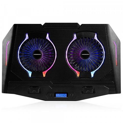 Подставка для ноутбука Modecom SILENT FAN MC-CF-21-RGB 17" 120 мм Black (573285) - фото 2