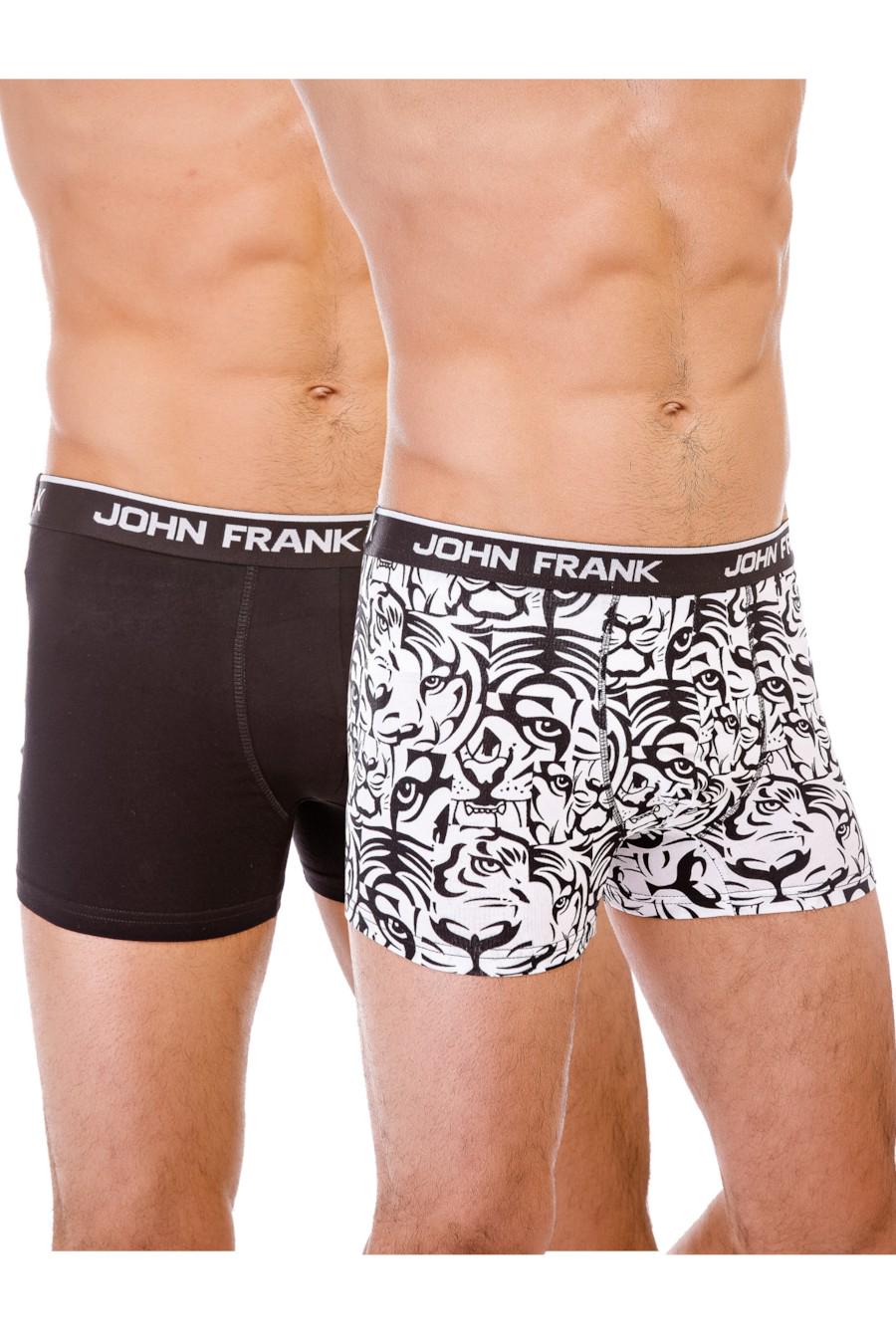 Трусы боксеры John Frank р. 50/L Черно-белый (69591) Трусы боксеры John Frank р. 50/L Черно-белый (69591)