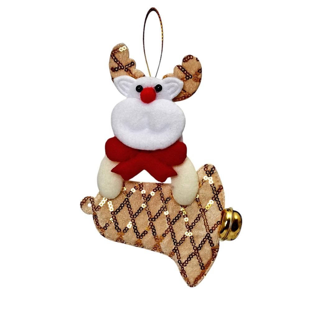 Фігурка-підвіска новорічна R96546 Santa Snowman 16 см