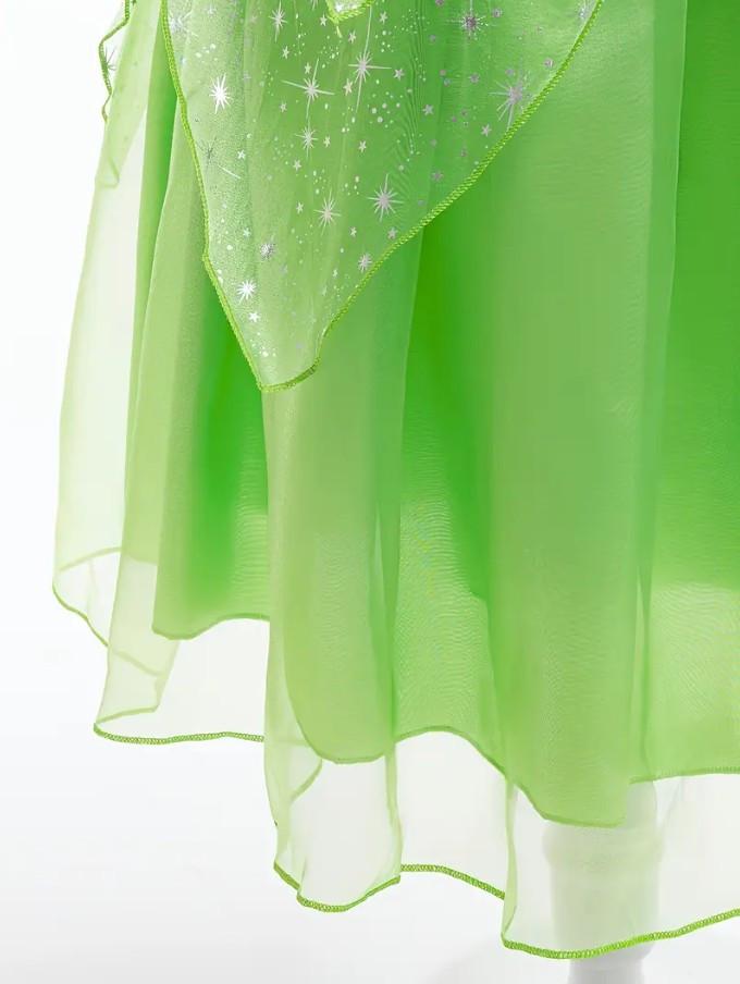 Карнавальний костюм феї для дівчинки 5-6 років 120 см Зелений (2641316639) - фото 3