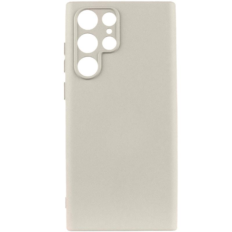 Противоударный чехол Silicone Cover Lakshmi Full Camera (A) для Samsung Galaxy S24 Ultra Песочный / Sand