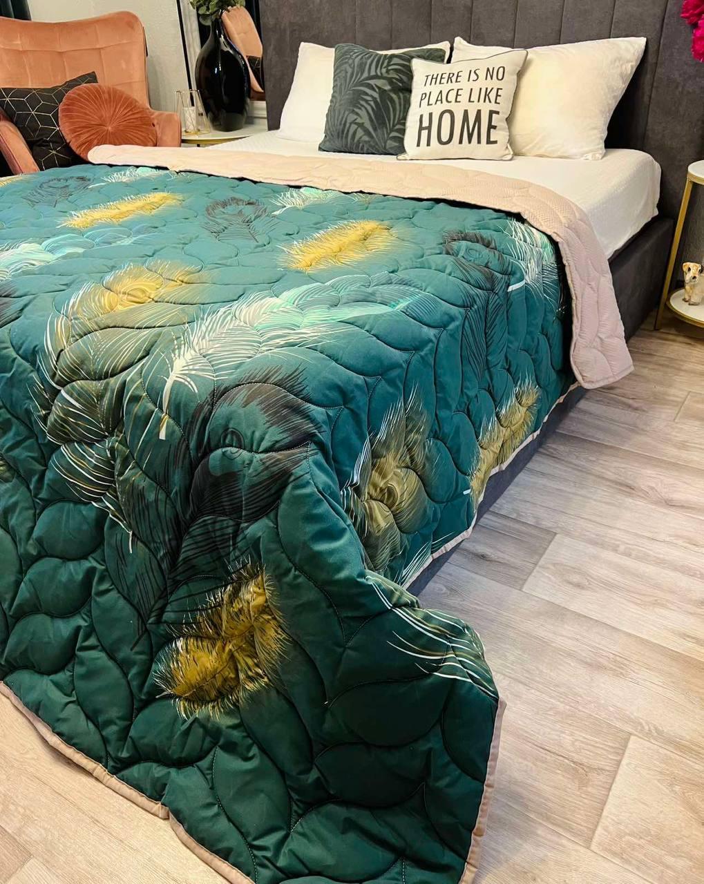 Одеяло летнее микрофибра 175х210 см Зеленый (Д-al-lito-satkovdra25-005-02) - фото 4 Одеяло летнее микрофибра 175х210 см Зеленый (Д-al-lito-satkovdra25-005-02) - фото 4