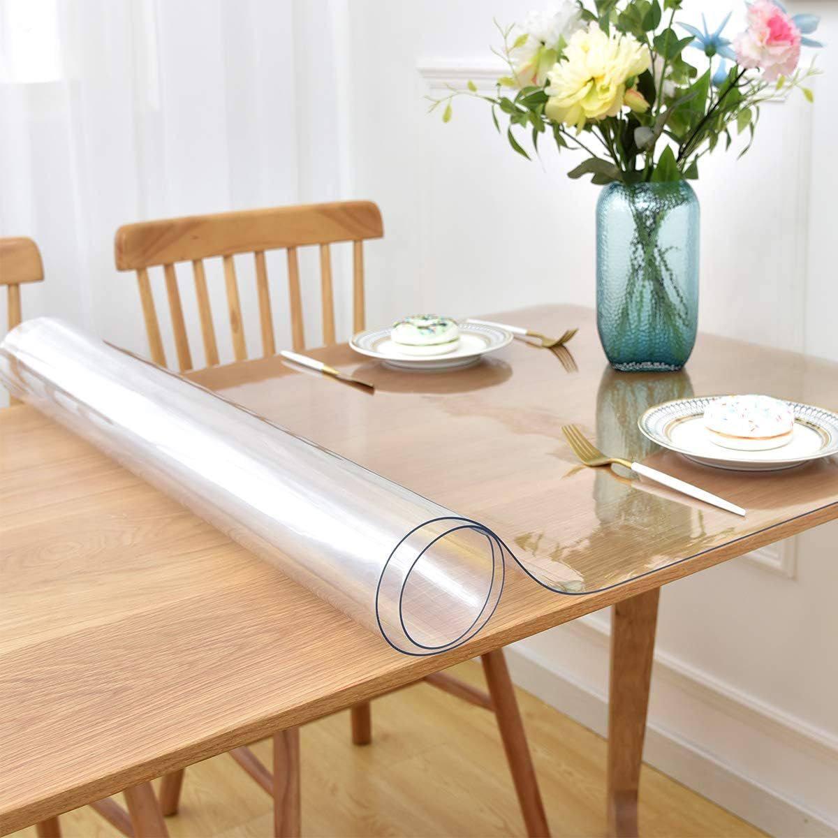 М'яке скло-скатертина силіконова Royal прозора 130х90 см/1,5 мм (11150-94)