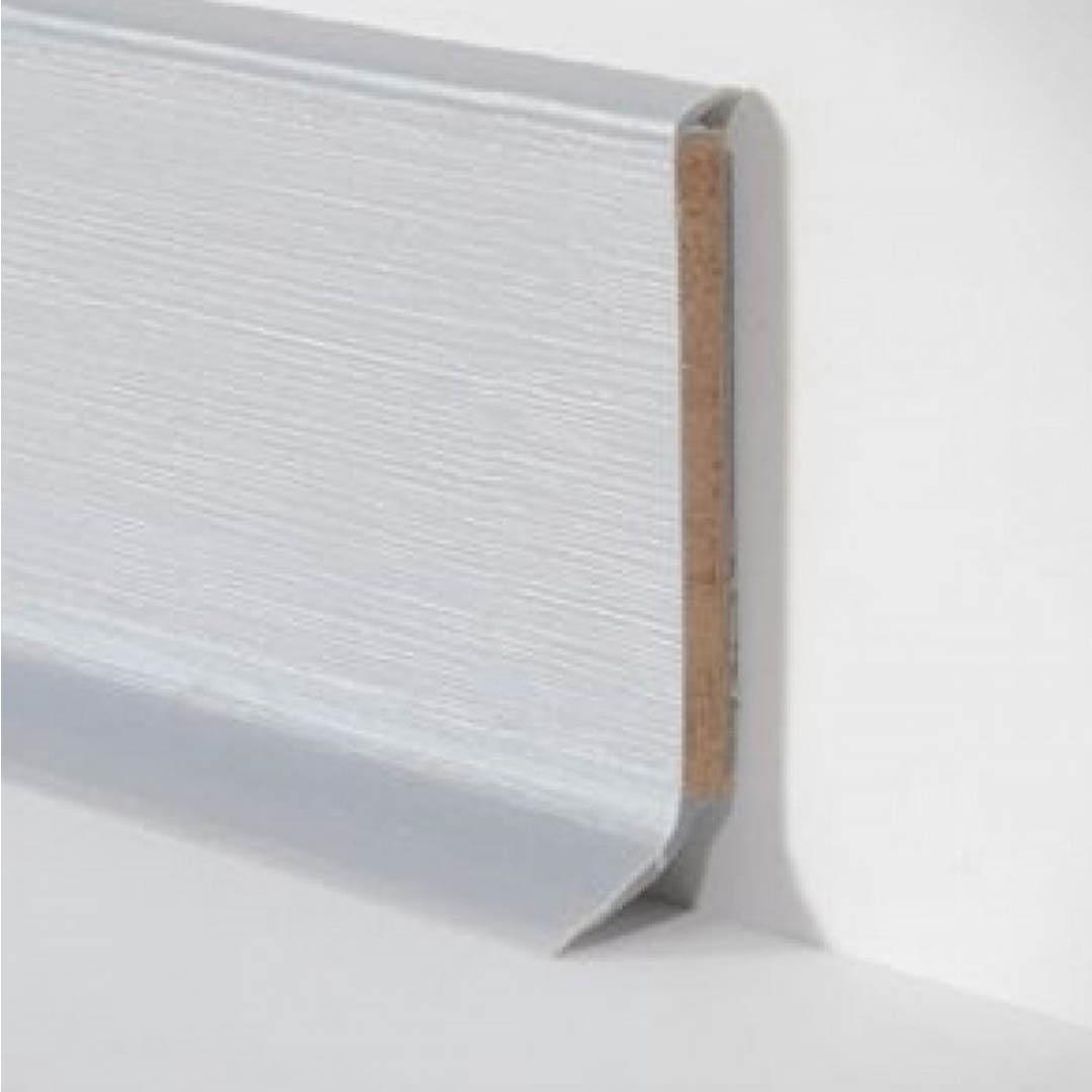 Плінтус Doellken S60 flex life TOP 1302 60 мм 2,575 м Алю-металік