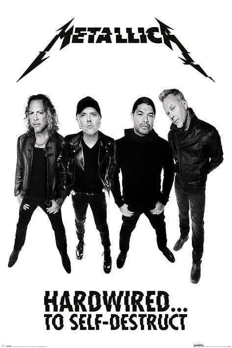 Постер плакат Metallica Hardwired Band 61x91,5 см