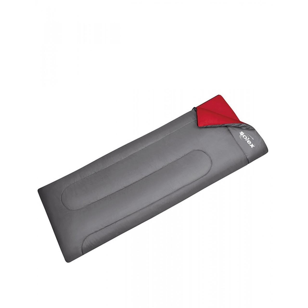 Спальний мішок-ковдра правосторонній Solex 82253 0° +18° 200 г/м2 190x75 см (2021103199) Спальний мішок-ковдра правосторонній Solex 82253 0° +18° 200 г/м2 190x75 см (2021103199)