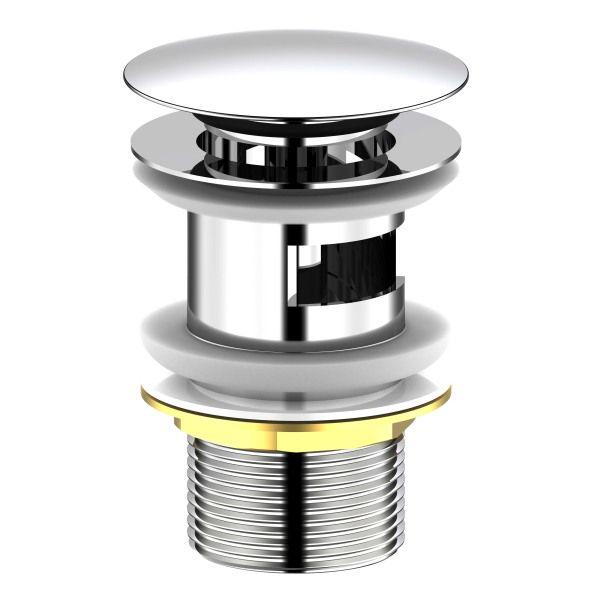 Клапан донный Imprese Brenta Click-Clack 1 1/4" для умывальника Хром глянцевый (ZMK071901500)