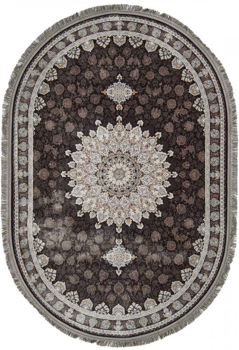 Ковер акриловый Xyppem g253 gr овал 150x225 см (78951522)