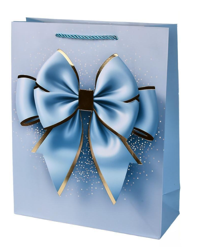 Пакет подарочный бумажный L 31х40х12 см (R33217-L)