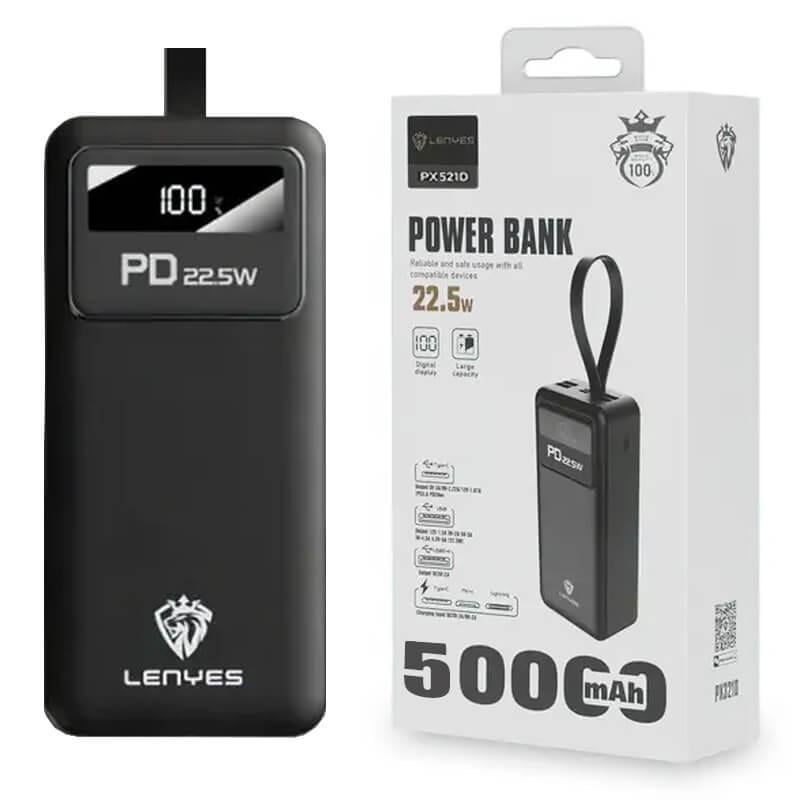 Повербанк LENYES PX521D 50000 mAh (20)