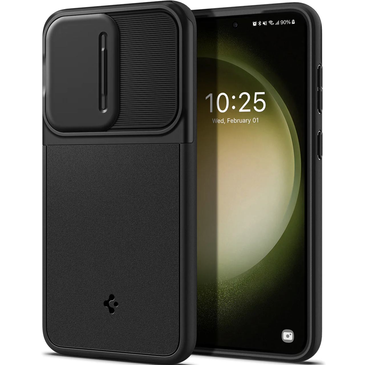 Чехол-накладка Spigen Optik Armor Case for Samsung Galaxy S23, Black (ACS05733)