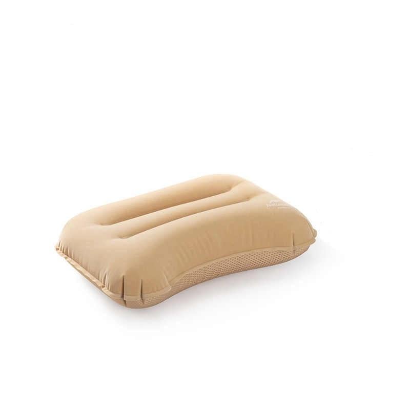 Надувна подушка Naturehike NH21ZT002 PU Flocking pillow Кhaki (6927595774380)