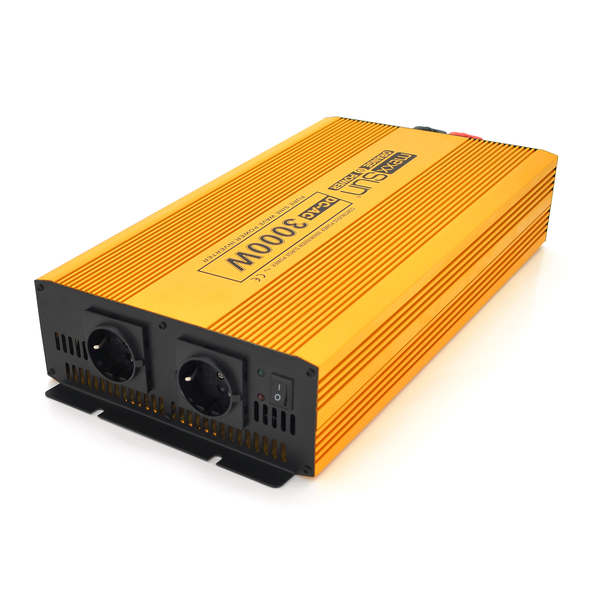 Інвертор Mexxsun MXSPSW-3000 12V/220V 3000W з правильною синусоїдою 2 Shuko клемні дроти Q2 (YUT_V6171) - фото 1 Інвертор Mexxsun MXSPSW-3000 12V/220V 3000W з правильною синусоїдою 2 Shuko клемні дроти Q2 (YUT_V6171) - фото 1