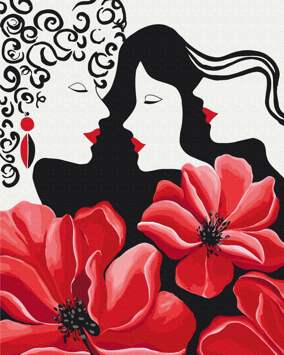 Картина за номерами Brushme Premium Три грації 40x50 см (PBS54056)