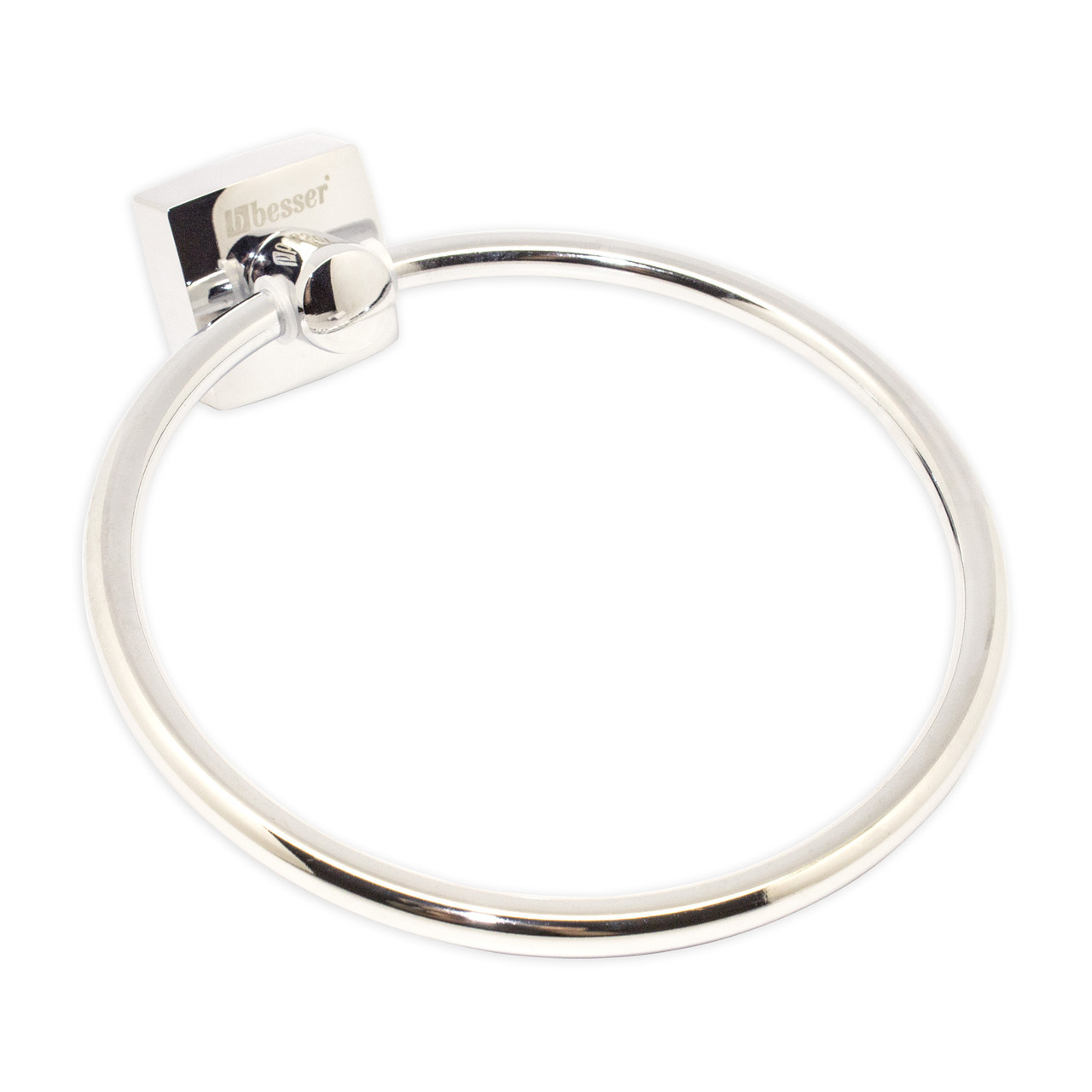 Тримач для рушників Besser Кільце 15,5х17,5х4,5 см (KM-8810) Тримач для рушників Besser Кільце 15,5х17,5х4,5 см (KM-8810)