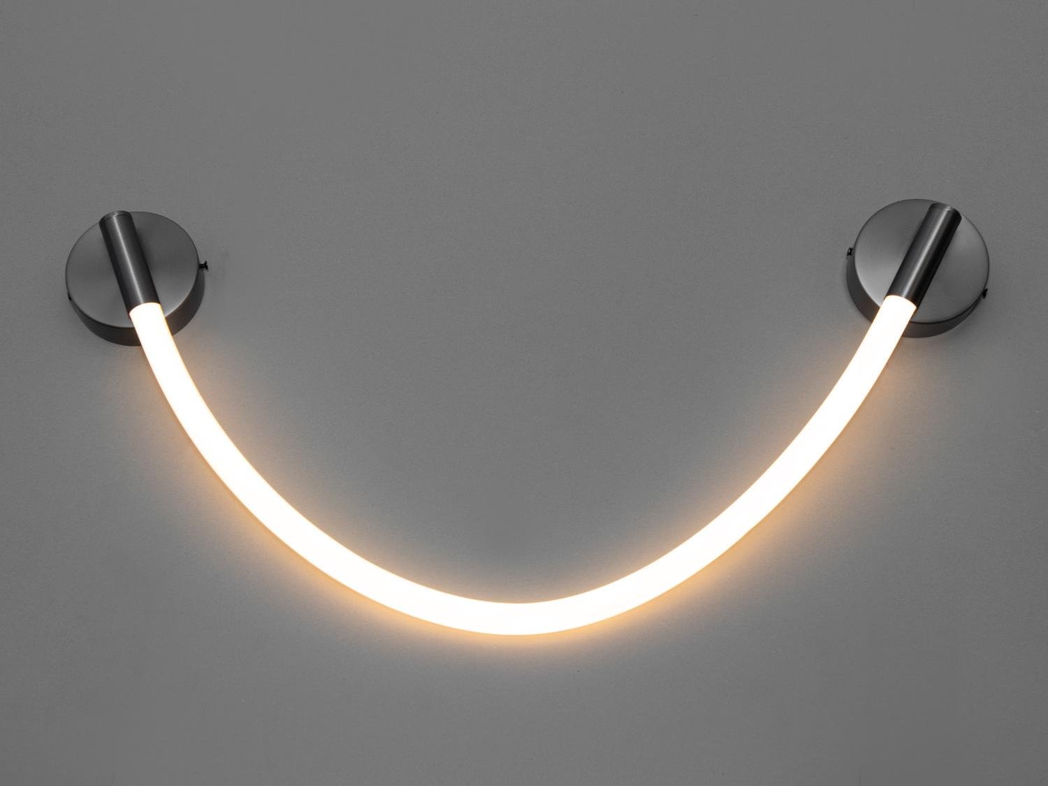 Светильник светодиодный настенный Шланг 10 Вт Черный/Хром (SY9600-BHR) - фото 1