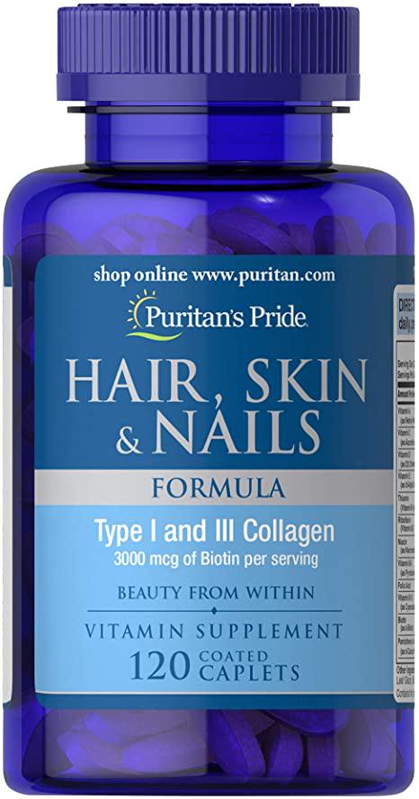 Витамины Hair/Skin & Nails Formula 120 каплет