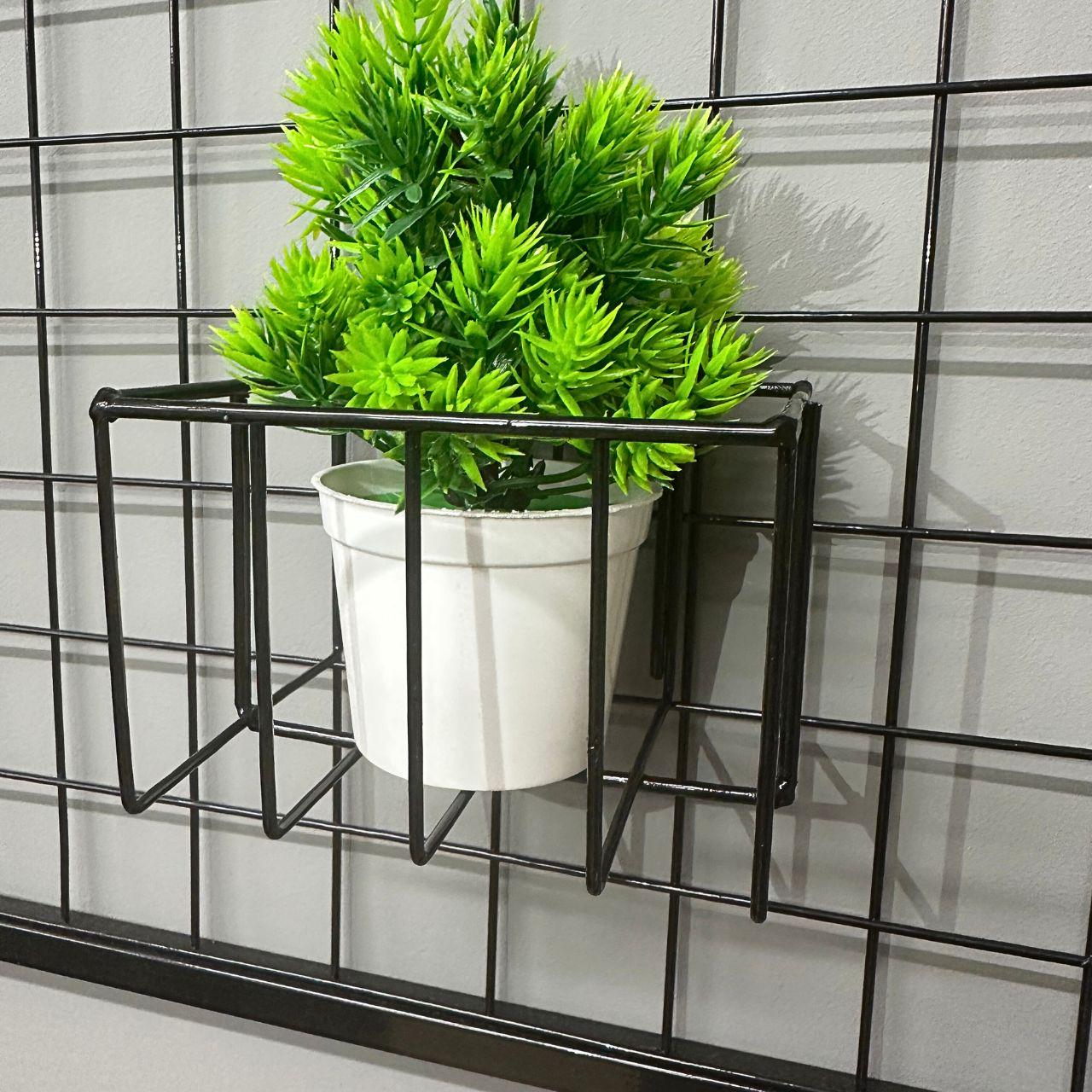 Кошик для мудборду і настінної сітки знімний металевий 12x10x8 см Чорний - фото 5 Кошик для мудборду і настінної сітки знімний металевий 12x10x8 см Чорний - фото 5