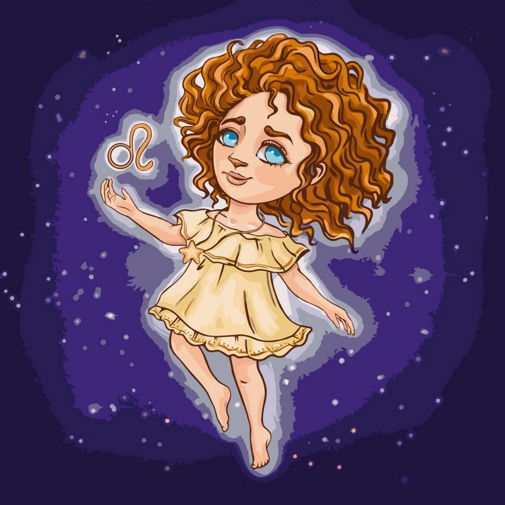 Картина по номерам Ideyka Знаки зодиака-Лев 40x40 см Разноцветный (PM-194-K-949)