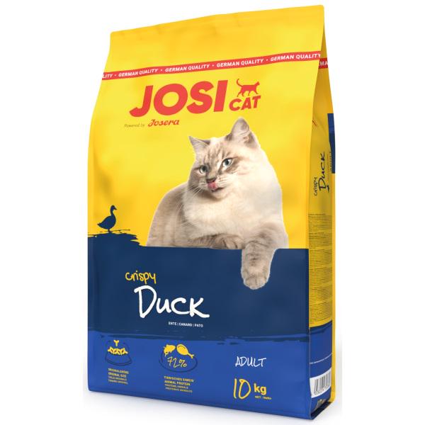 Корм для кошек JosiCat Crispy Duck Утка 27/9 10 кг (000020296)