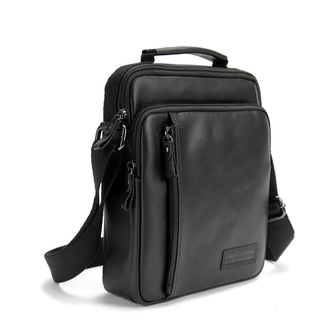Мужская сумка через плечо с ручкой Royal Bag RR-9109A Черный (7592)