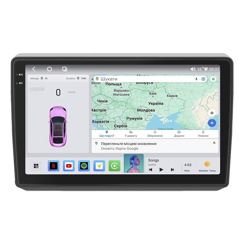 Автомагнітола штатна Lesko QLED CarPlay/4G/Wi-Fi/GPS/360° для Dodge Dart PF 2012-2016 4/64Gb 9" (2345465919)