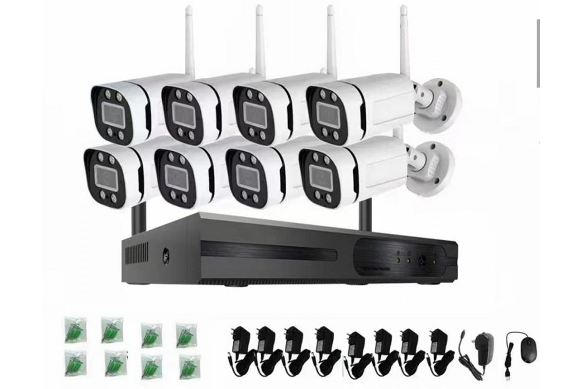 Комплект відеоспостереження Smart S8828C з 8 вуличними Wi-Fi камерами та відеореєстратором (MLD_V834)