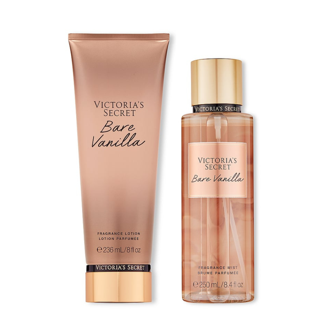 Набор косметический Victoria's Secret Bare Vanilla спрей 250 мл/лосьон 236 мл (2167133354)