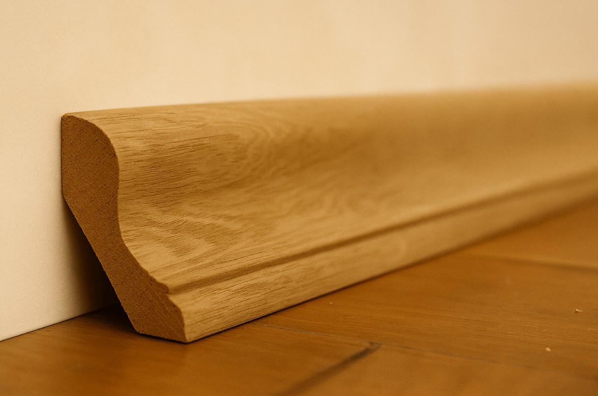 Плінтус дерев'яний із дуба Неолайн під фарбування 30х30 мм (29954432) - фото 4 Плінтус дерев'яний із дуба Неолайн під фарбування 30х30 мм (29954432) - фото 4