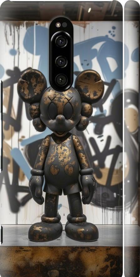 Чехол на Sony Xperia 1 J9110 Bronze kaws v2 (6098m-1760-42517)