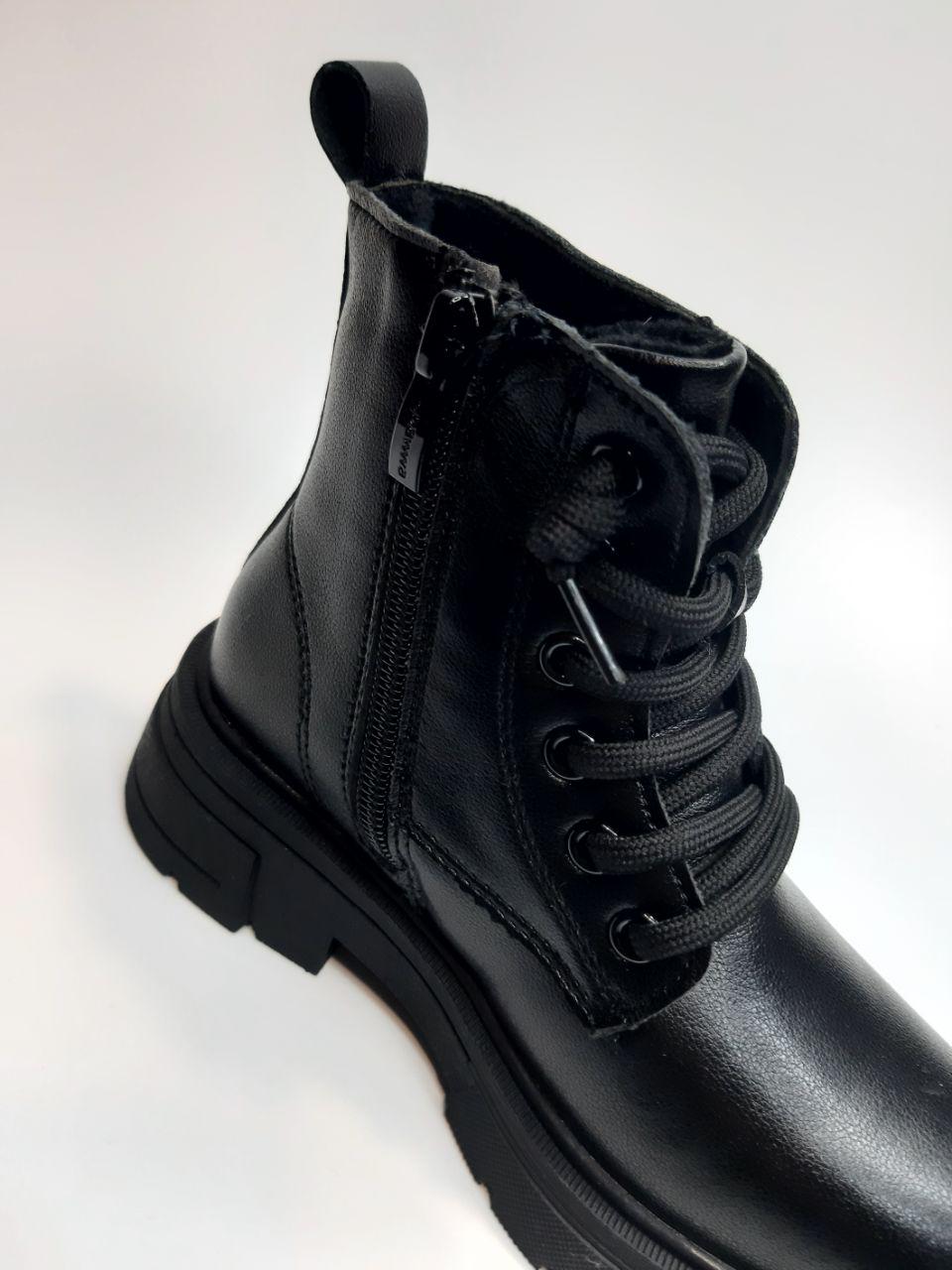 Ботинки зимние Apawwa для девочки р. 32 20 см Черный (5035 black) - фото 2 Ботинки зимние Apawwa для девочки р. 32 20 см Черный (5035 black) - фото 2