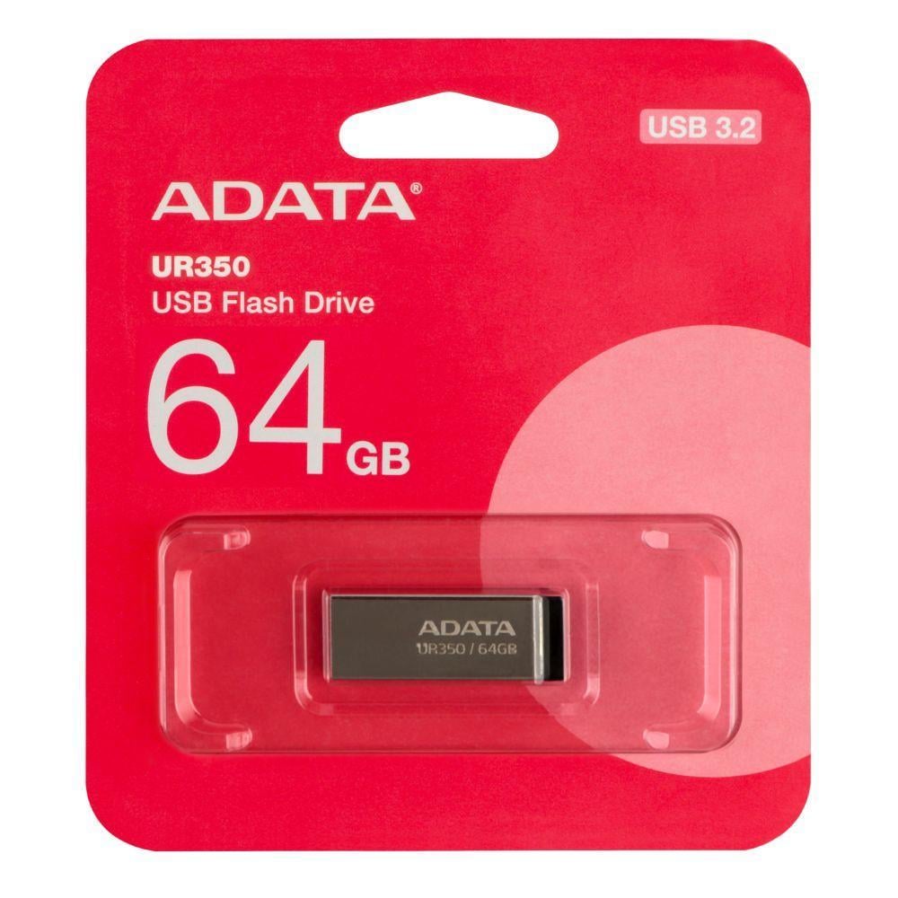 Флешка ADATA UR350 METAL 64Гб USB 3.2