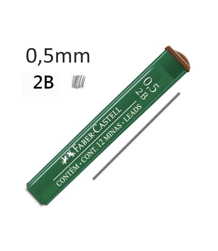 Грифель для механического карандаша Faber-Castell, 0,5 мм. 2В, , OF/9125 (8518)