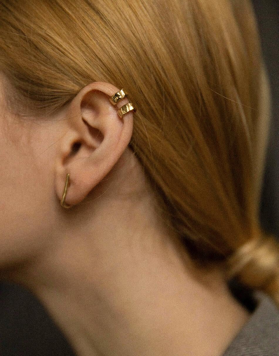 Каф Curve жіночий RIMMART JEWELRY жовтий One size Каф Curve жіночий RIMMART JEWELRY жовтий One size