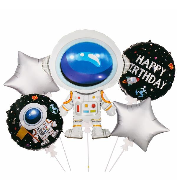 Воздушные шарики Spacemonaut 5 шт. (414851)