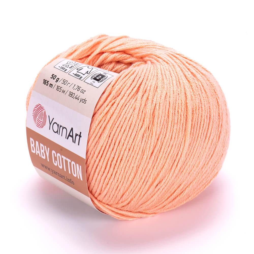 Пряжа YarnArt Baby Cotton цвет 412 Персиковый (1774964393)