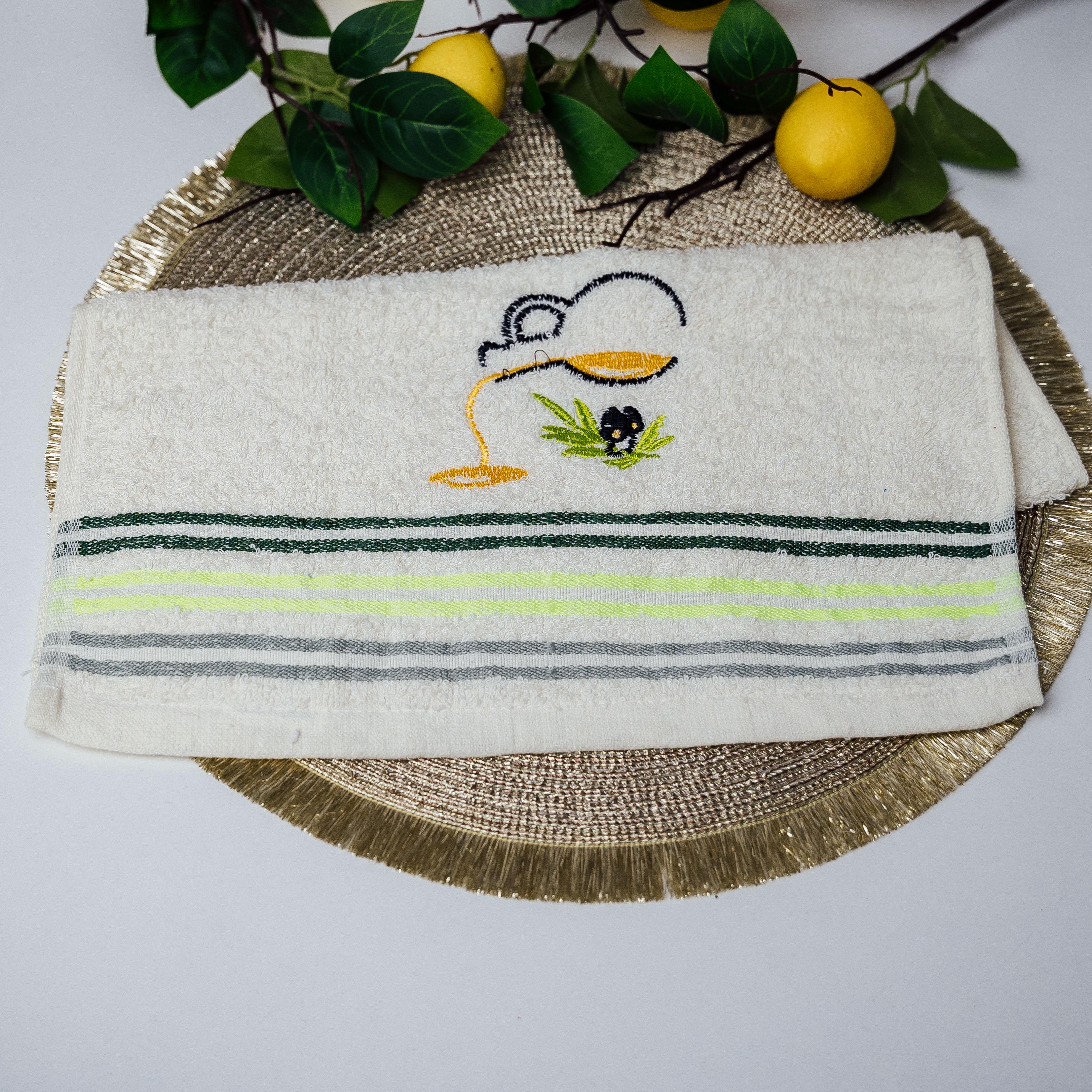 Полотенце для рук Оливка 25x50 см Белый (4058)