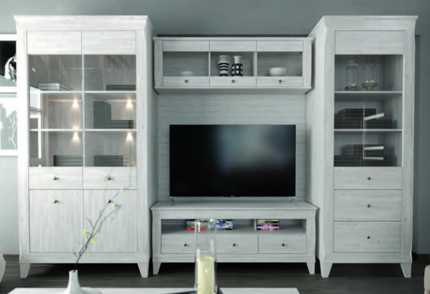 Стінка у вітальню комплект Gerbor Граф з ДСП Аляска