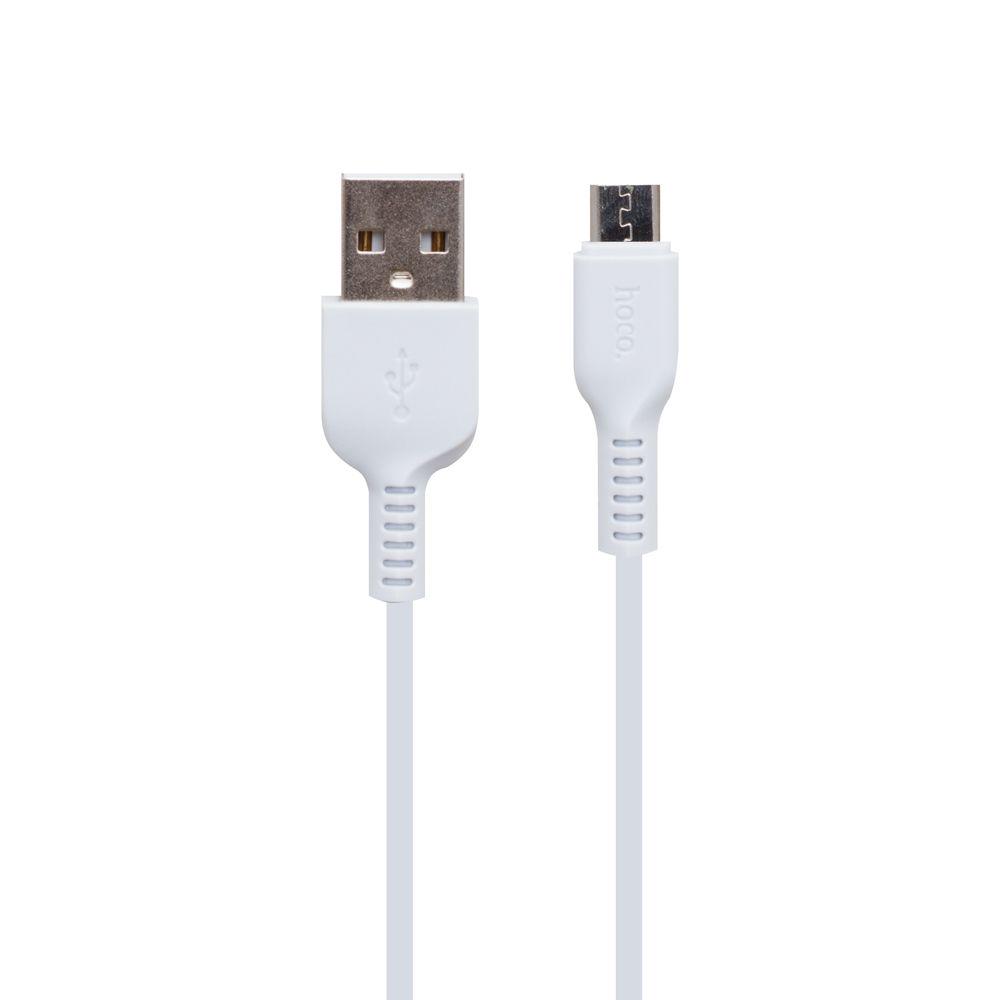 Автомобильное зарядное устройство Hoco Z23 Grand Style 2USB 2.4A с кабелем microUSB АЗУ Белый - фото 5