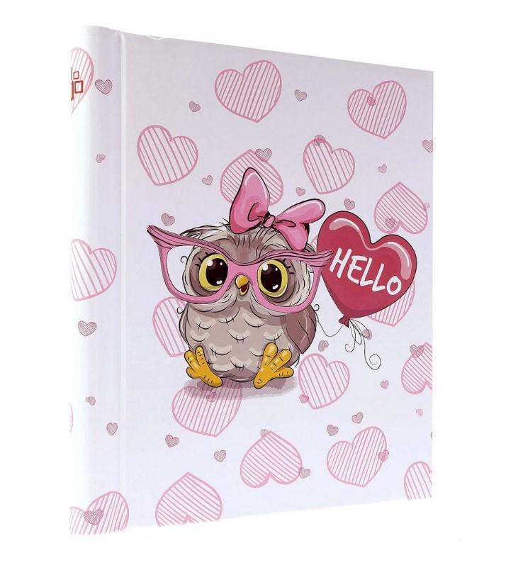 Фотоальбом магнітний Gedeon DRS10 HELLO OWL 20 стор. 23x28 см Pink